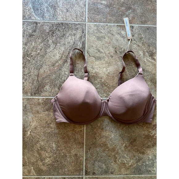 Skims Fits Everybody T-shirt Demi Bra Jasper 40C - Picture 4 of 8